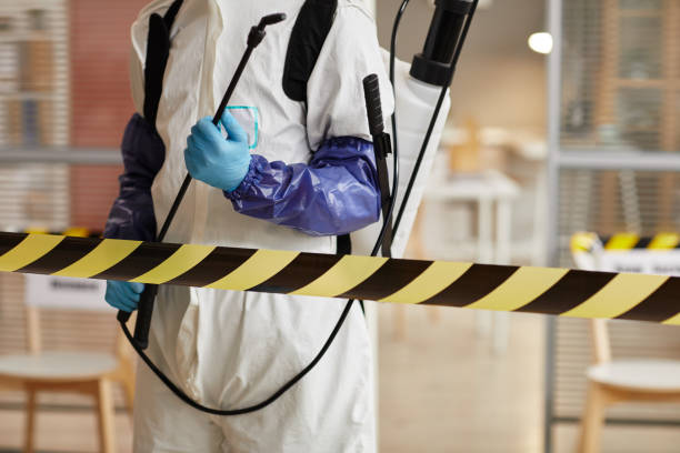 Professional Biohazard Cleanup technician working in Whitehouse Station, NJ